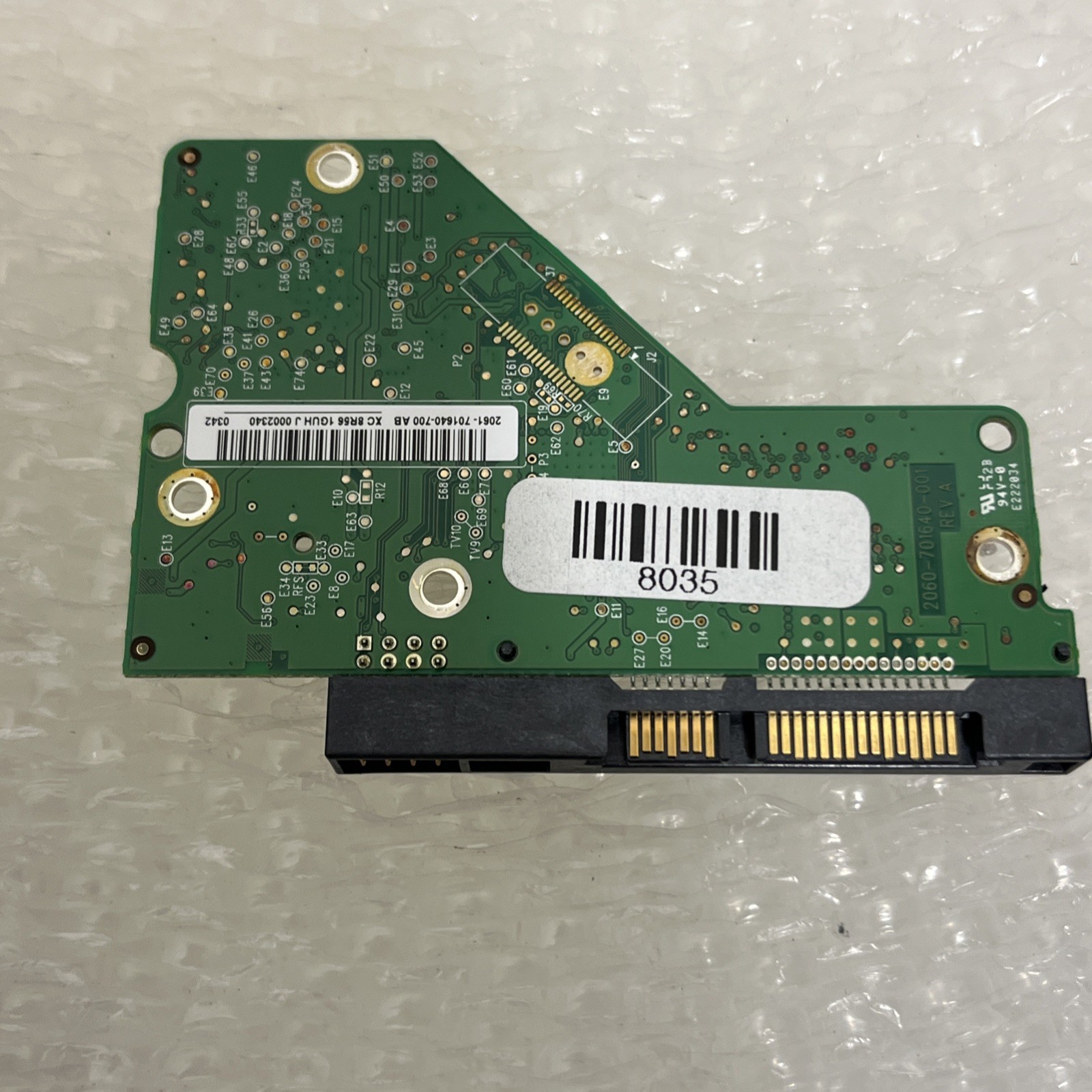 Western Digital PCB Logic Board - 2060-701640-001 REV A From WD10EAVS-00M4B0