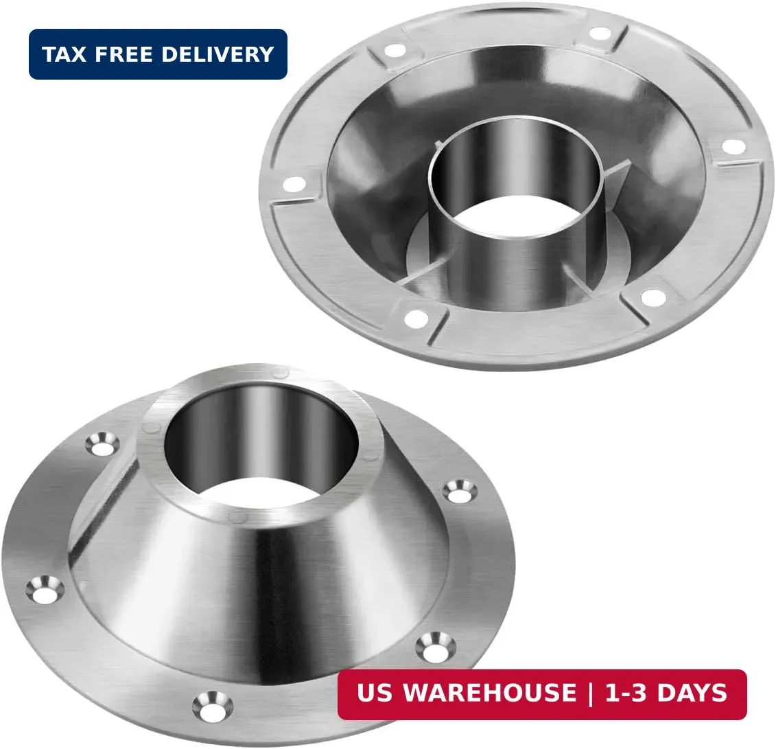 2 Pcs Aluminum RV Table Base Mount.