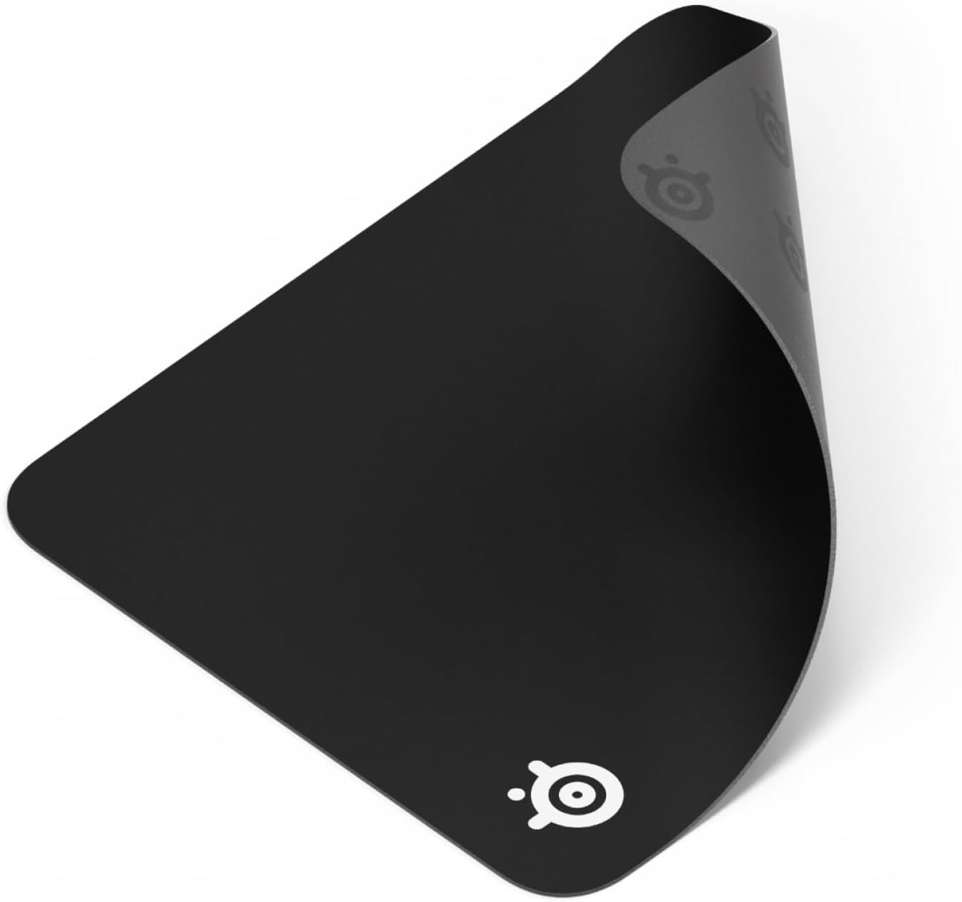 Qck Medium Gaming Mousepad — Black — Non-Slip Silicone Rubber Base — Peak Tracki