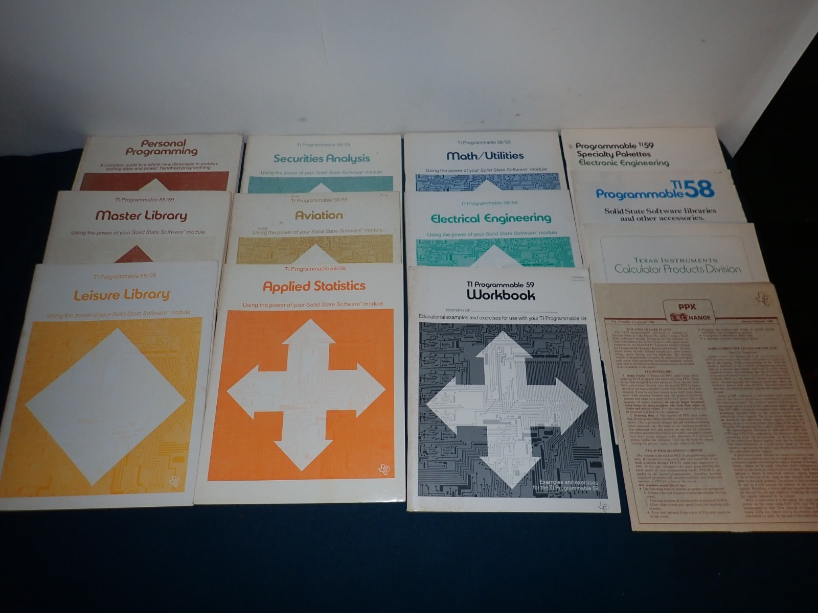 TI Programmable 58/59 Library Books Master Library PPX Exchange