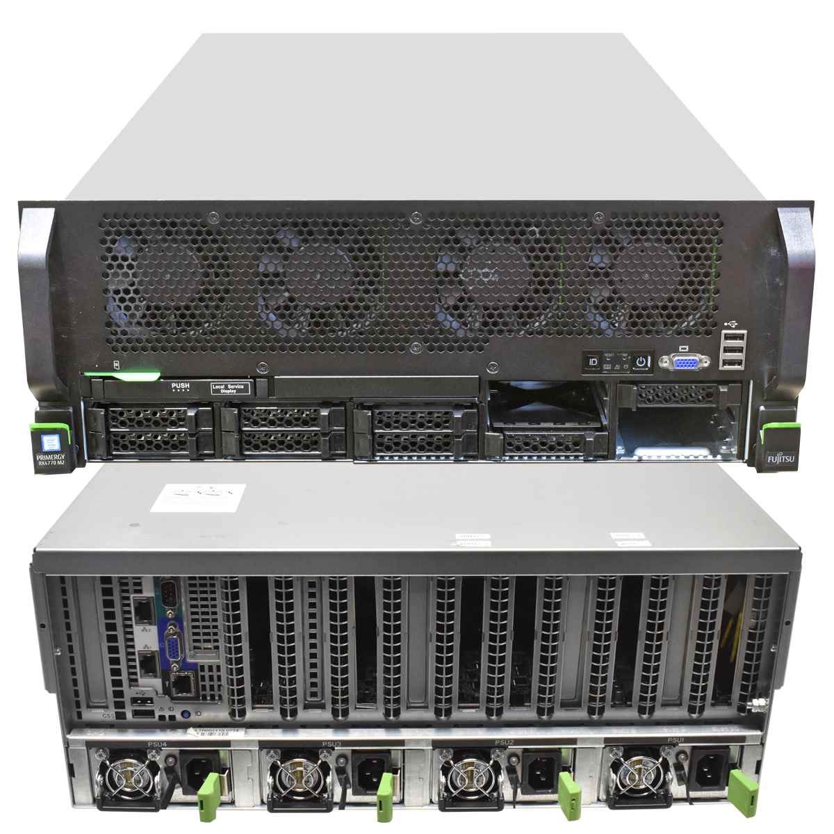 Fujitsu RX4770 M2 Server 2x E7-4850 V3 14C 2.20GHz 0GB RAM 12x SFF 2.5