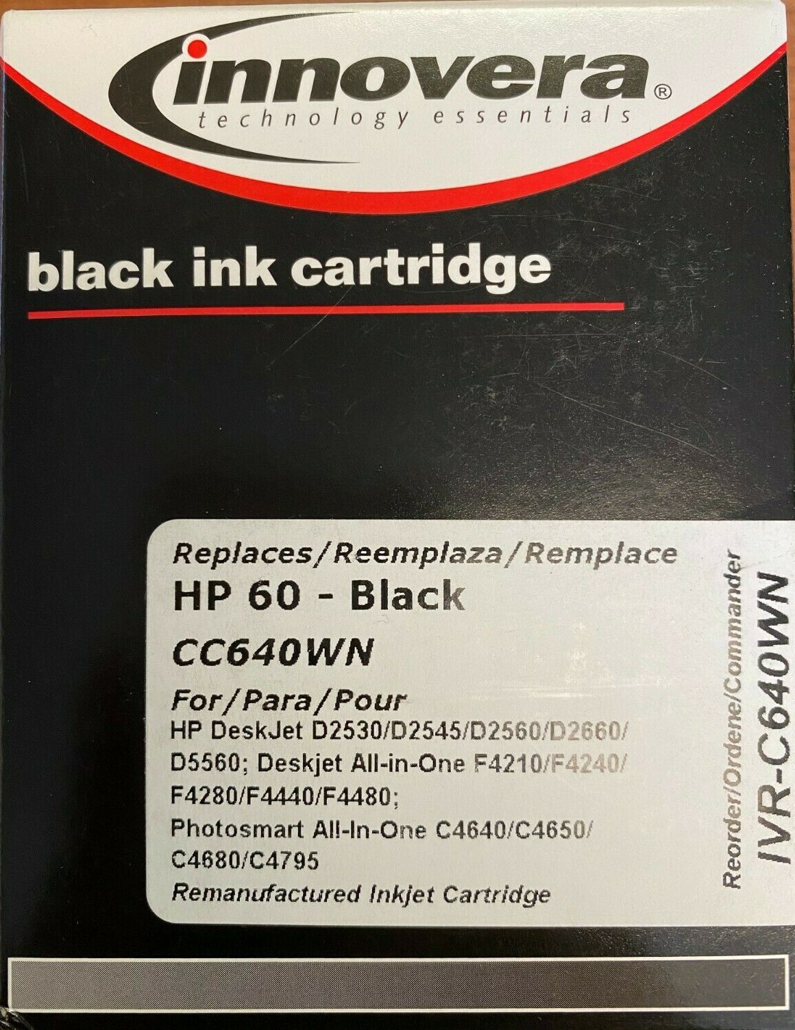 FAST SHIPPING Innovera manufactured 60 Ink Black