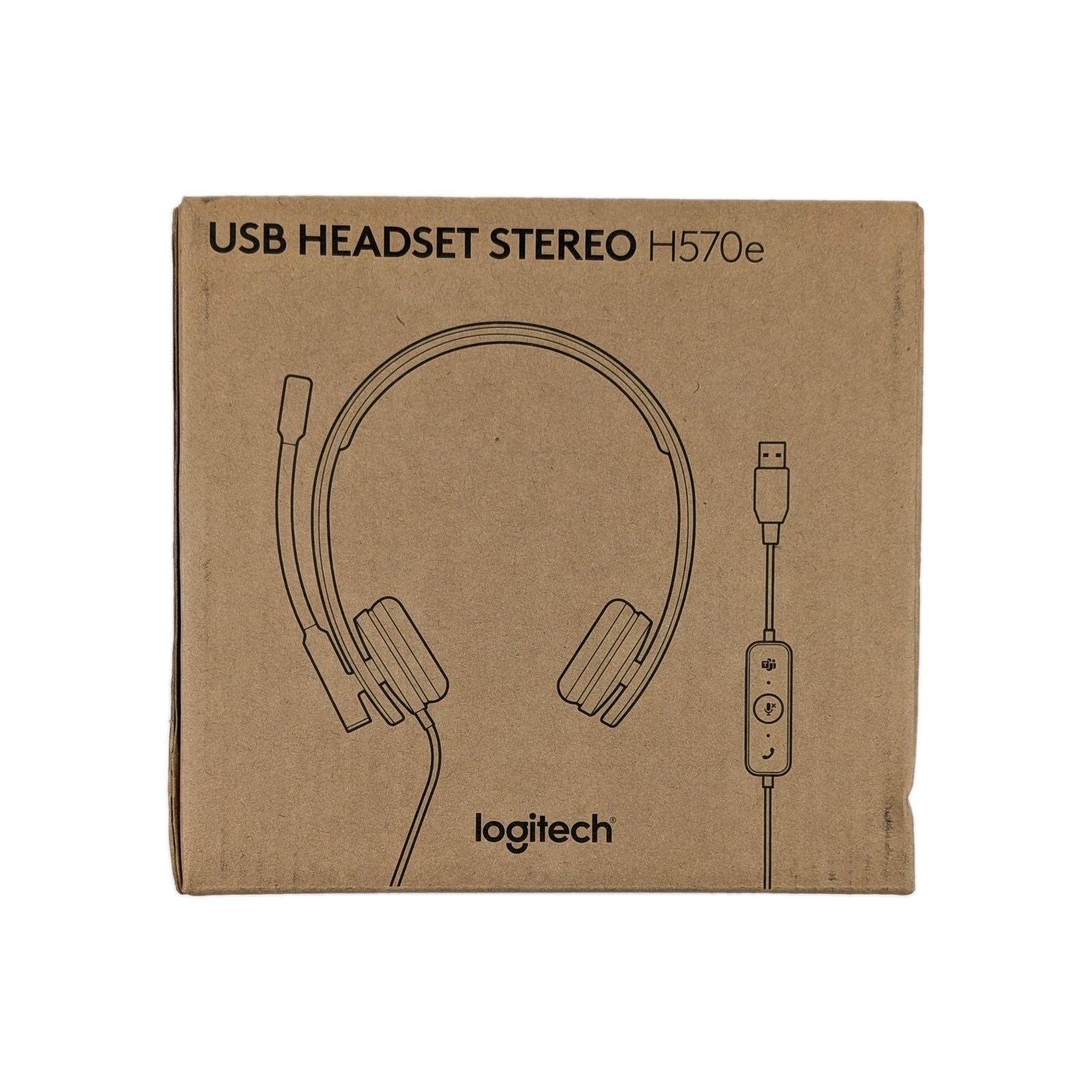 Logitech H570e USB Mono Headset w/ Noise-Cancelling Mic 981-000574 Headphone 179