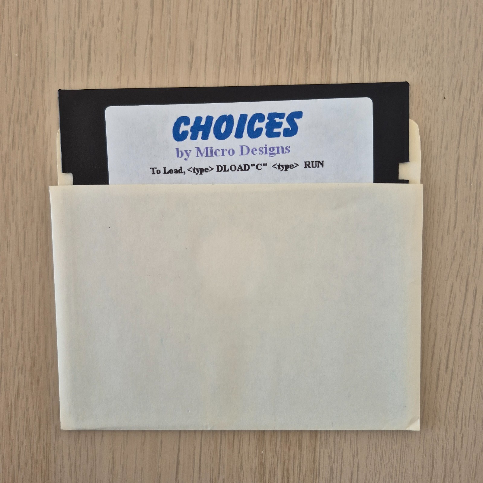 ✅ Commodore C64 / C128 ⭐ CHOICES by Micro Designs ⚡️