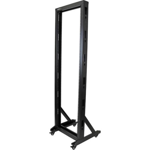 Startech IT 2POSTRACK42 42U Server Rack Steel w/ Casters