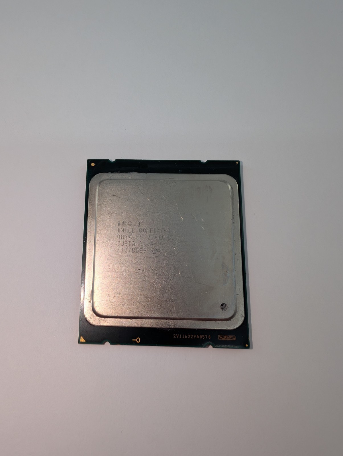 intel confidential cpu qb7a 2.6 ghz
