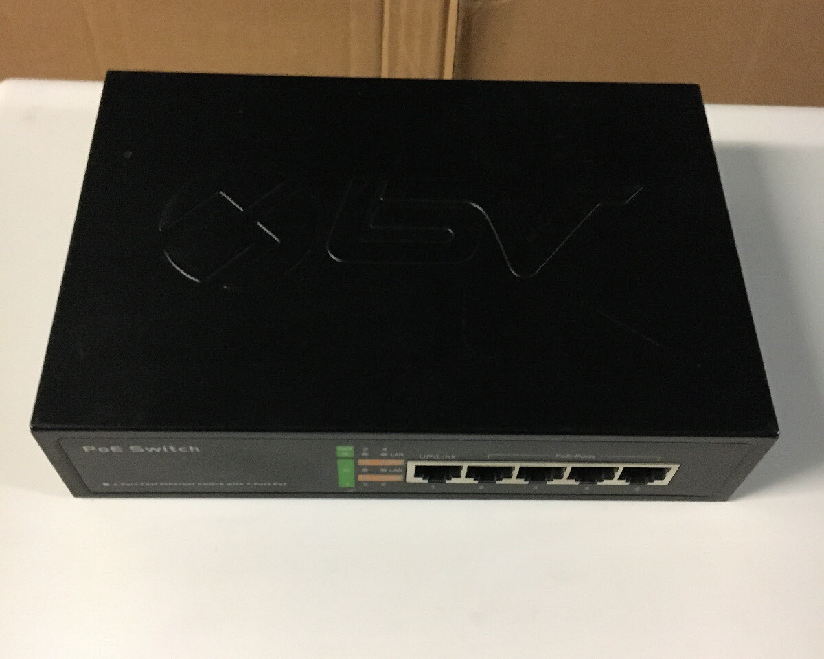 BV-Tech 5 Port PoE Switch