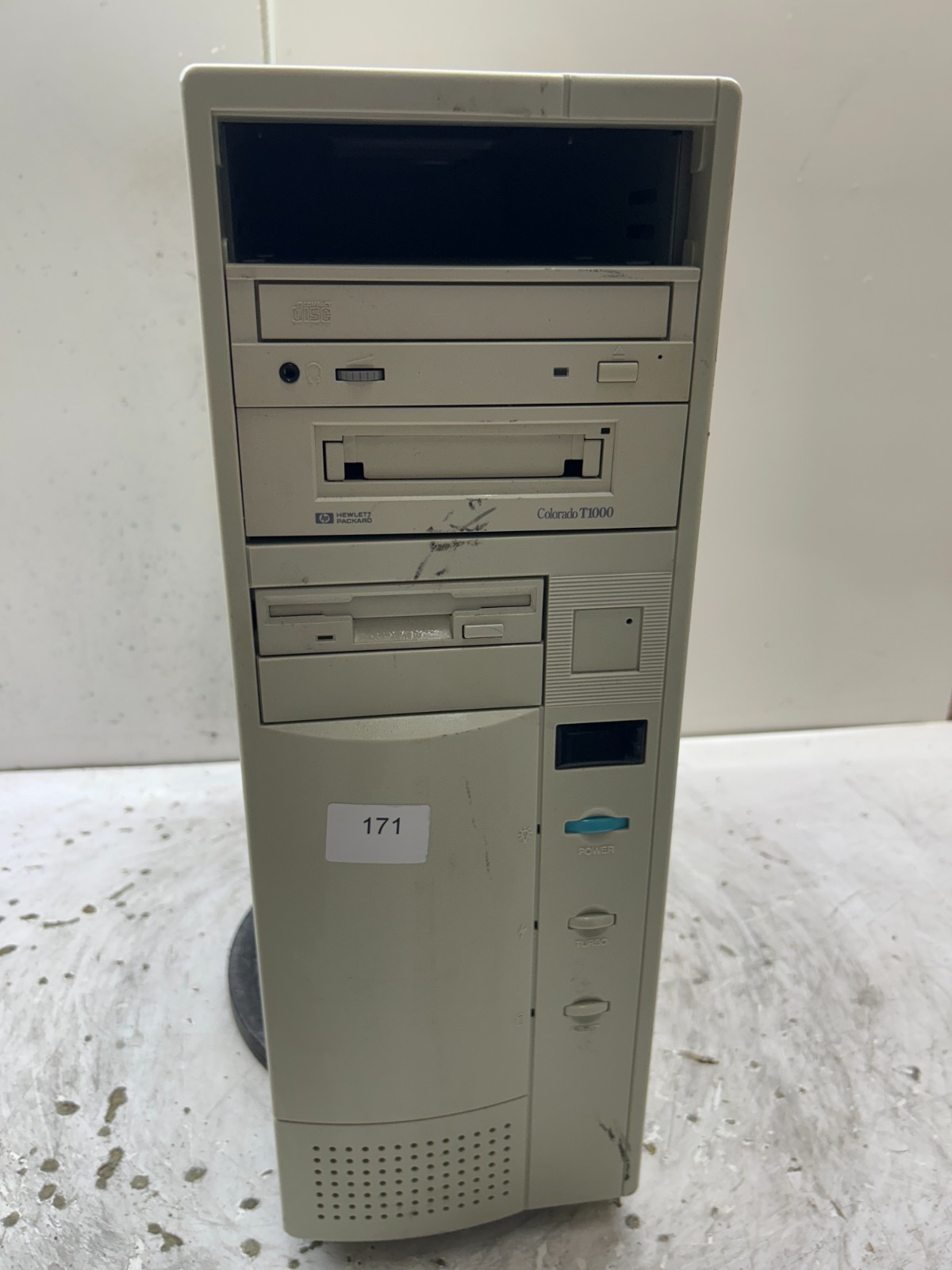 Vintage Large Beige AT Desktop Computer Sleeper Case
