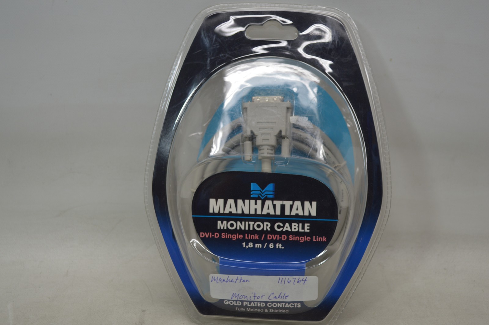 Manhattan Monitor Cable  DVI-D Single Link / DVI-D Single Link 1,8 / 6 ft.