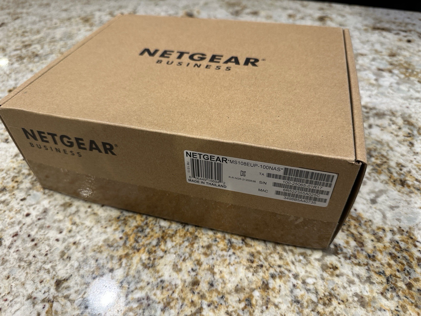 NETGEAR MS108EUP-100NAS 8-Port Ultra60 Poe Multi-Gigabit Ethernet