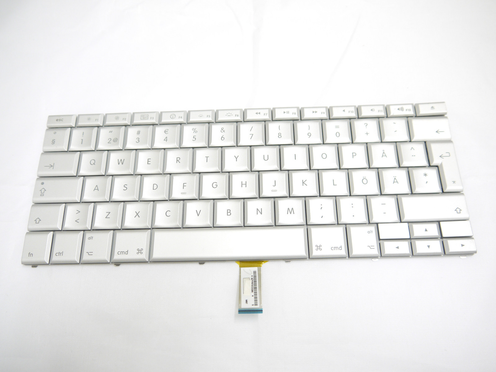 99% NEW Norwegian Keyboard Backlit for Macbook Pro 15" A1260 US Model Compatible