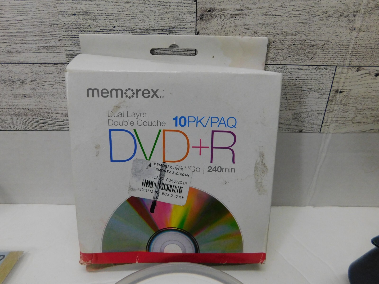 Memorex Dual Layer DVD+R 10-pack - 8X, 8.5GB, 240 mins