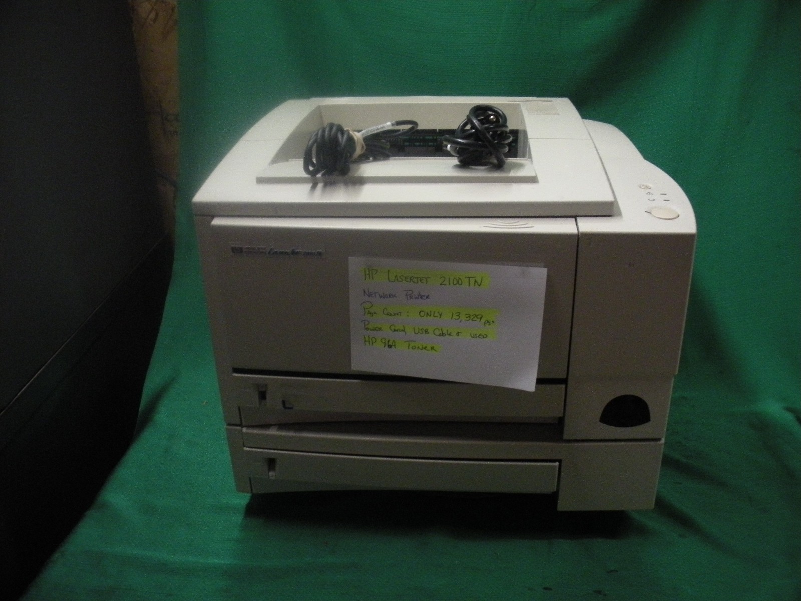 HP Laserjet 2100tn  Workgroup printer  Page Count 13,329    C4172A