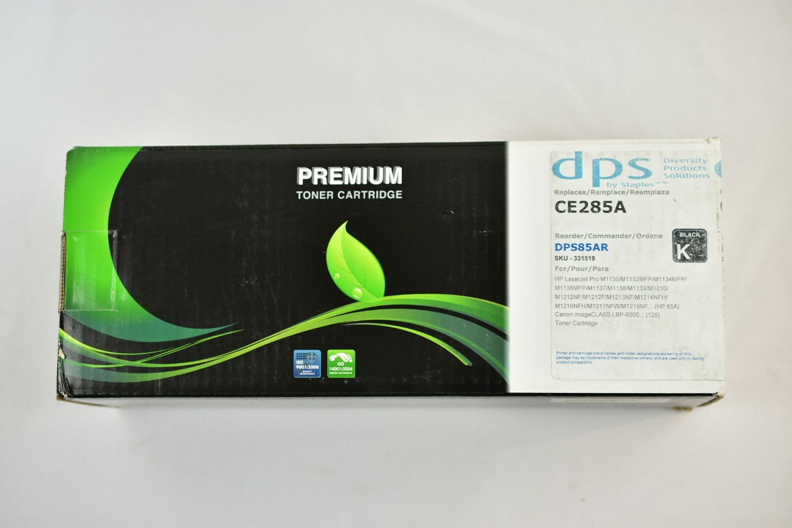 DPS By Staples CE285A Black Replacement Toner Cartridge (DSP85AR) 85A