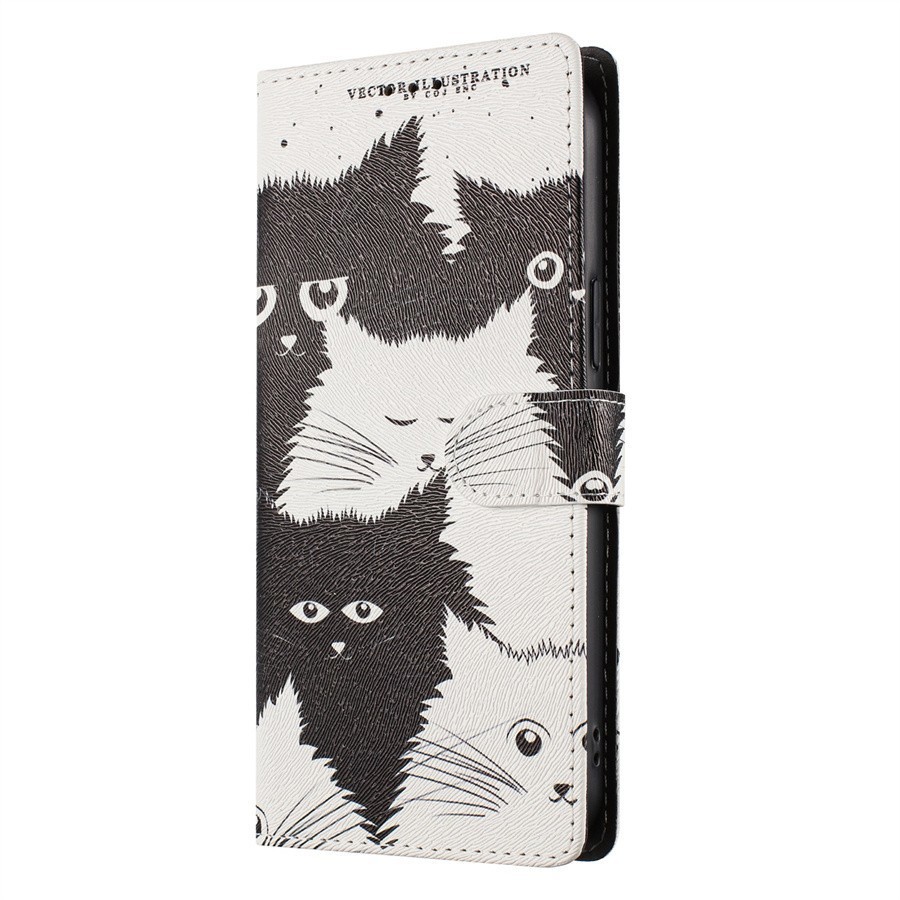 Flip Cat Flower Wallet Cover Case For TCL 403 501 405 306 40R 505 L10 L5 T9 605