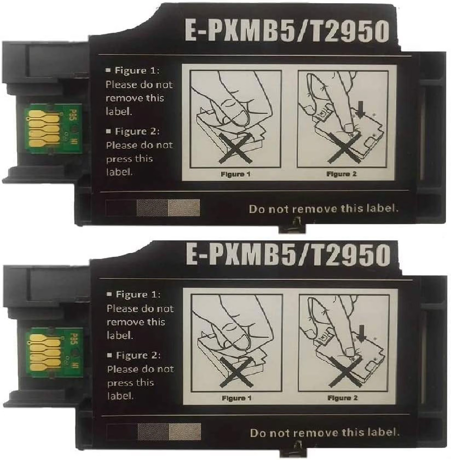 T2950 Maintenance Box Waste Ink Tank 2-Pack for Epson WorkForce WF-110 EC-C110