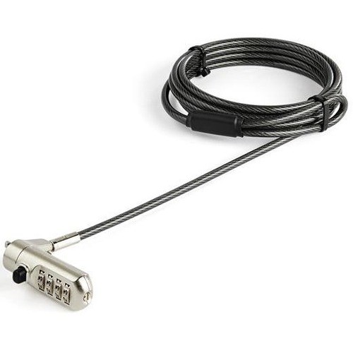 StarTech 6ft 4 Digit Combination Anti Theft Laptop Cable Lock LTLOCKNANO