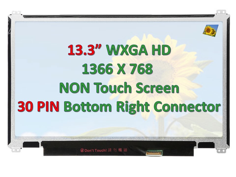 New 13.3" WXGA LAPTOP LED LCD SCREEN HD MATTE AG For AUO B133XTN01.6 B133XTN01 6