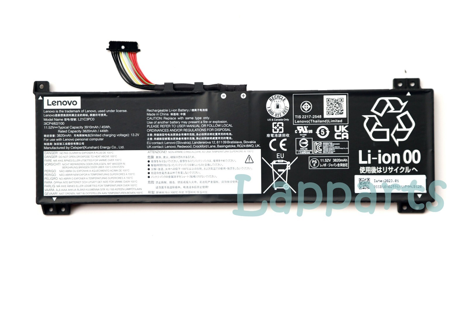 New Original L21C3PC0 L21M3PC0 OEM Battery for Lenovo IdeaPad Gaming 3 15IAH7 15