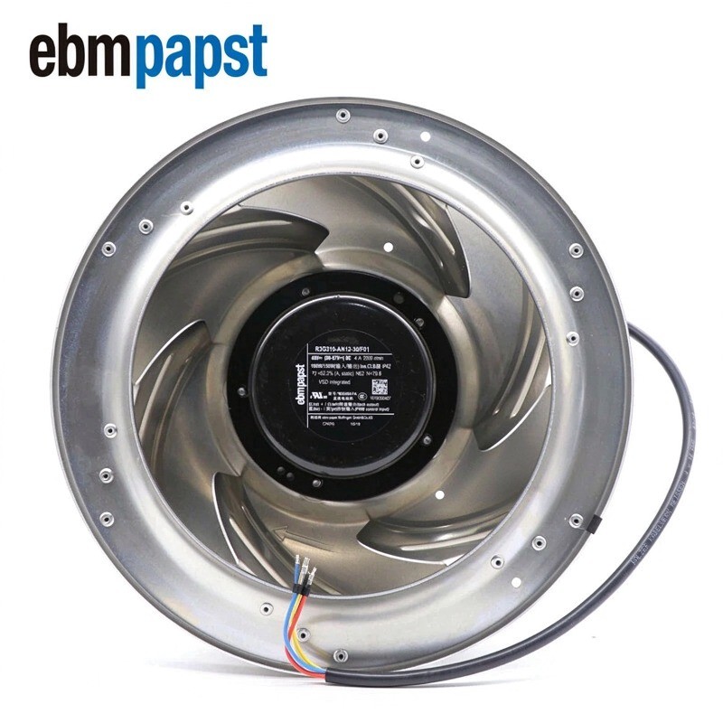 New Ebmpapst R3G310-AN12-30/F01 EC Centrifugal Fan 48VDC 190W FFU Speed Control