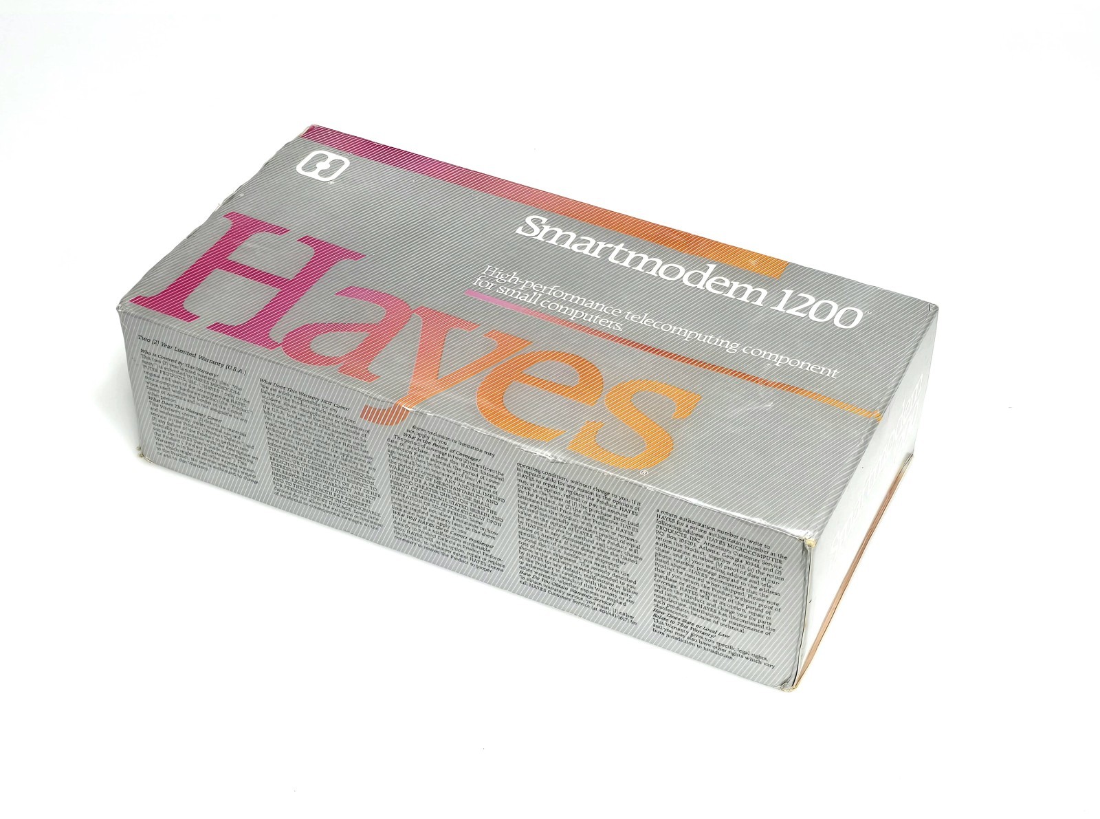 HAYES Smartmodem 1200, Vintage External Dial-Up Data Modem (New Open Box)
