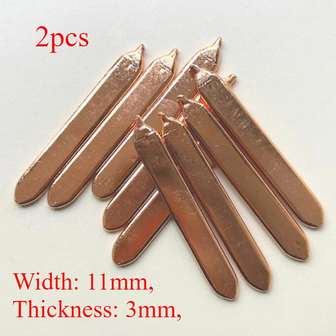 Copper Flat Heat Pipe for Cooling Laptop CPU GPU Heatsink 11mm x 3mm, L 50-400mm
