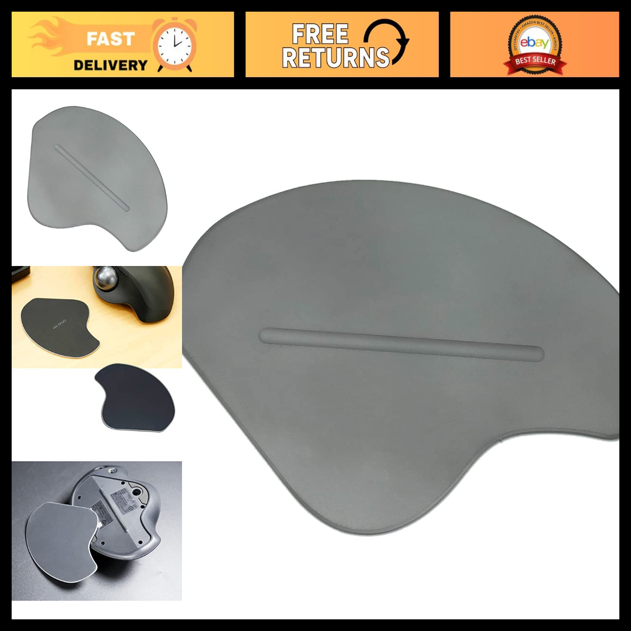 Magnetic Metal Hinge Replacement for Wireless Trackball Mouse Repair Part 10x5cm
