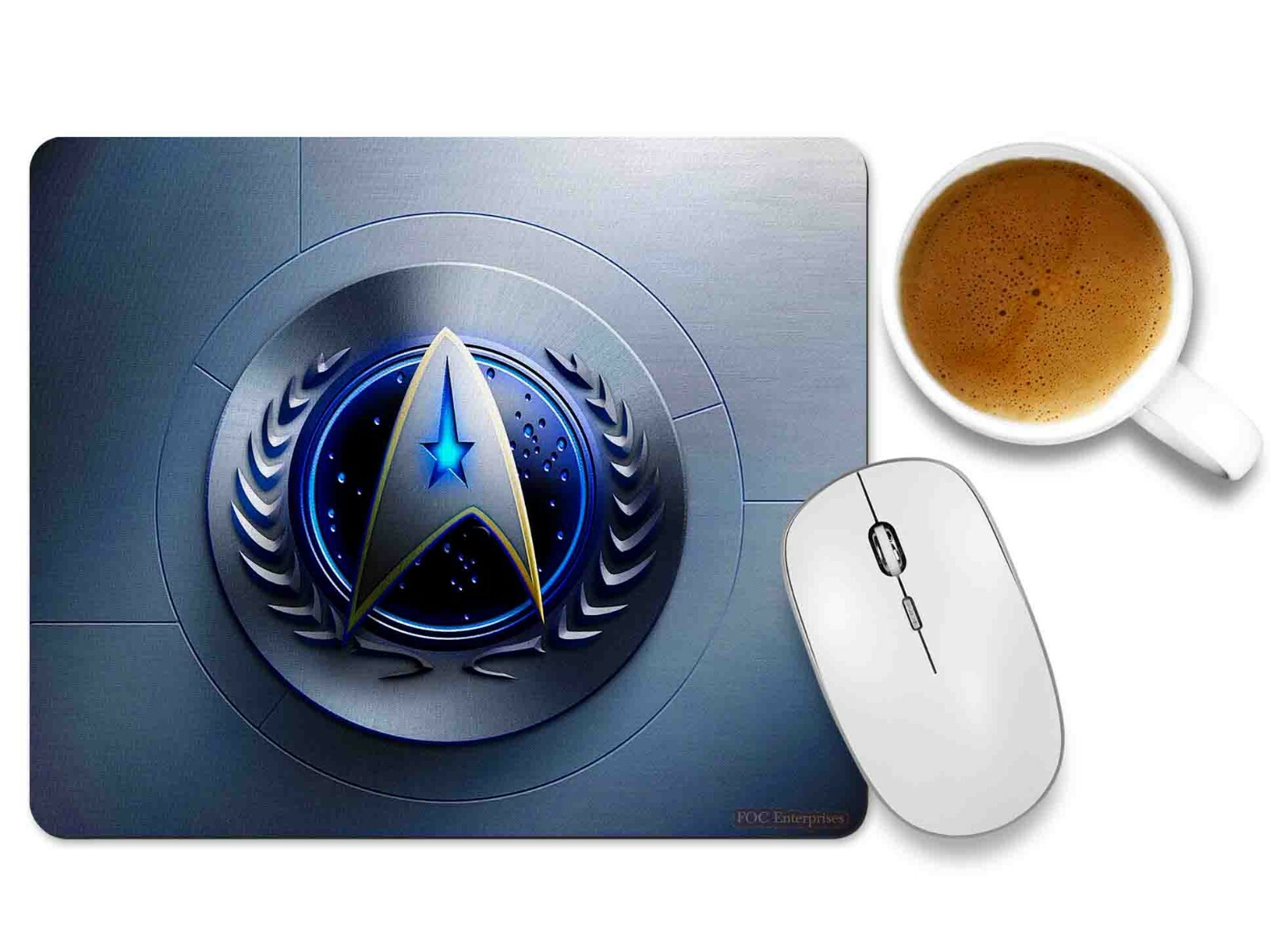 Star Trek Logo Symbol Mouse pad Non-Slip Rubber Base Rectangle Gaming Mousepad