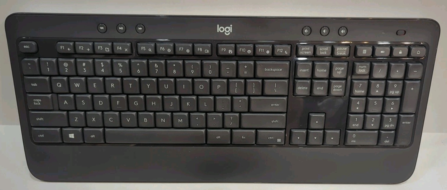 Pre-owned Logitech K540 Wireless Keyboard - Comes With Unifying Receiver Dongle