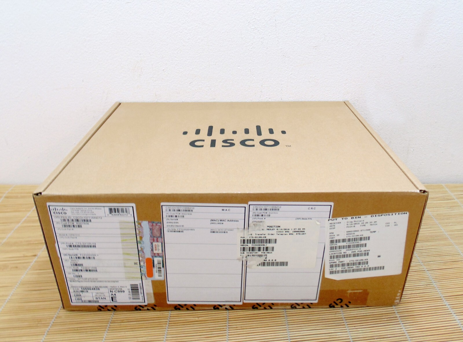 New Cisco CTS-SX10N-K9 TelePresence SX10 TTC7-22 Codec/Camera New Sealed