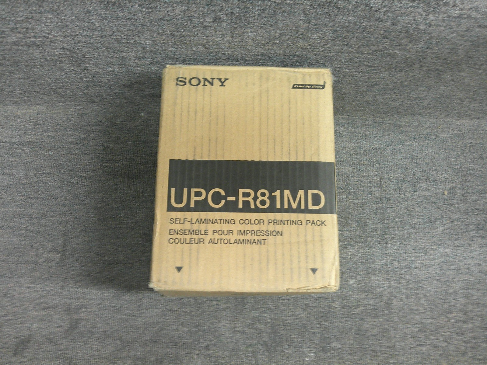 Sony UPC-R81MD Self-Laminating Color Printing Pack -letter size/100 prints- NEW
