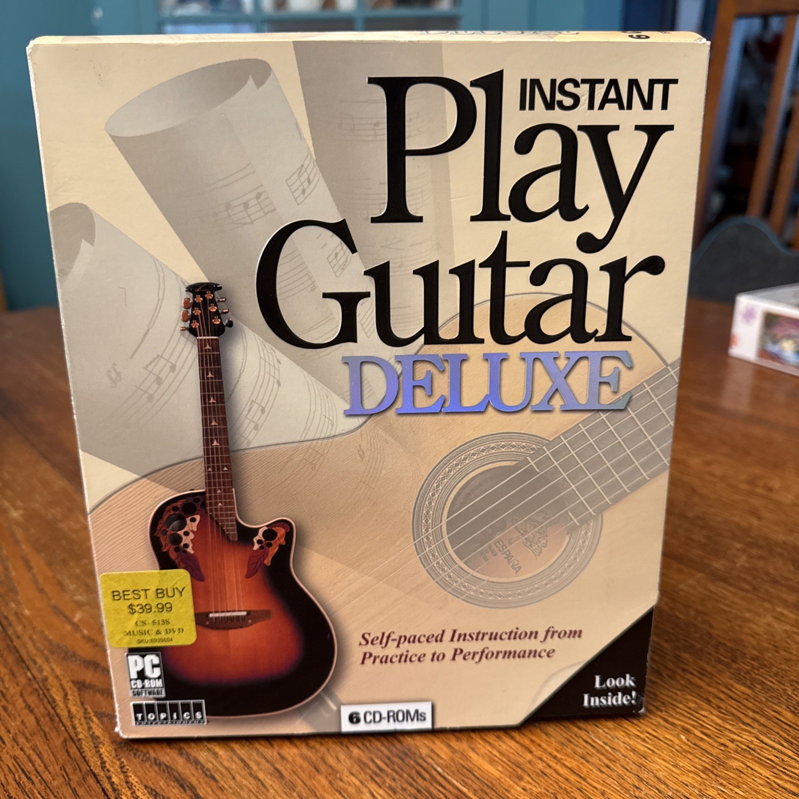 Instant Play Guitar Deluxe PC Software. 6 CD ROM’s. Brand N E W