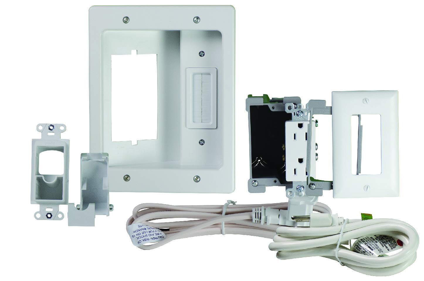 Legrand On Q In Wall Cable Management Kit for TV Power and AV Connections