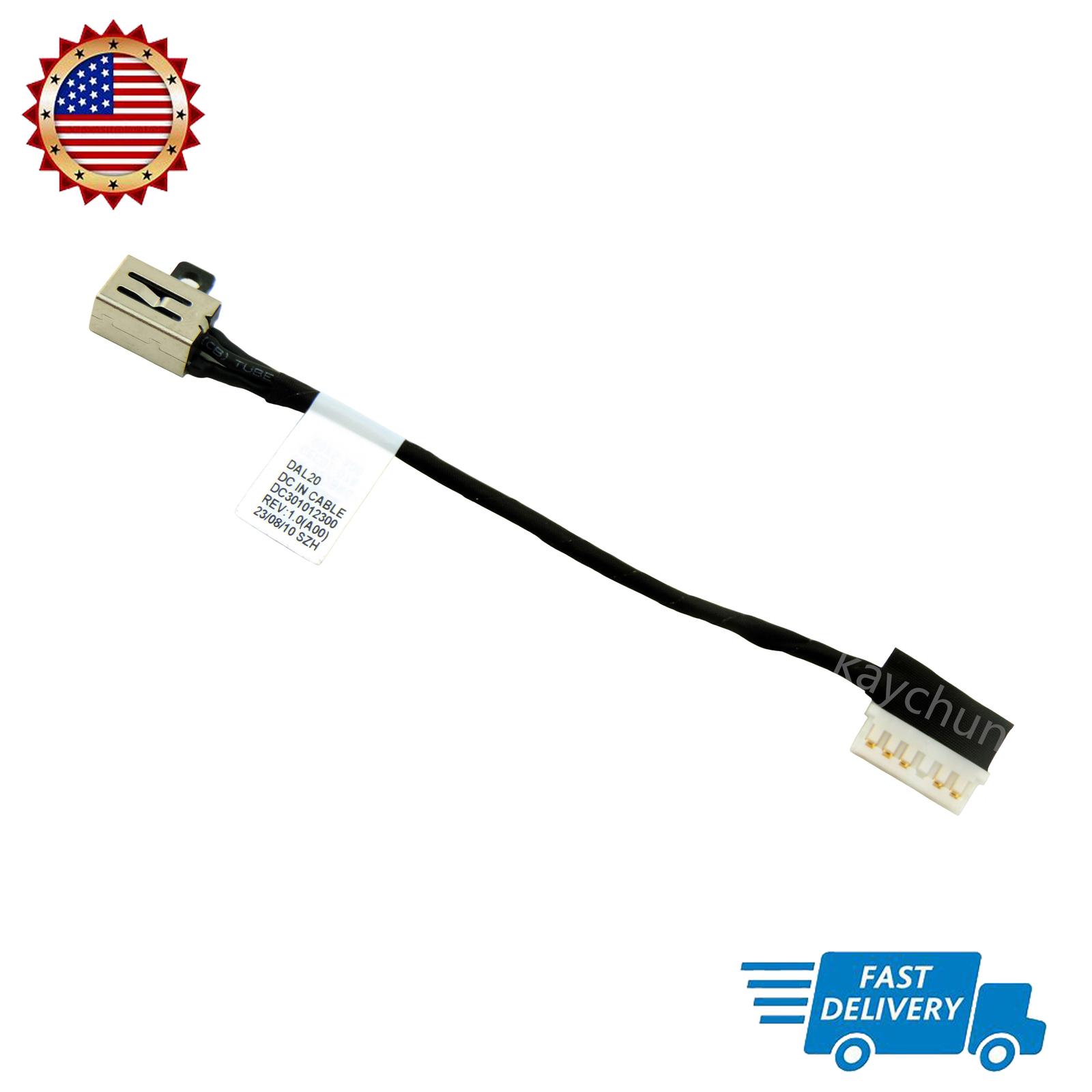 Genuine DC IN power jack cable charging port for Dell Inspiron 3581 3584 P75F005