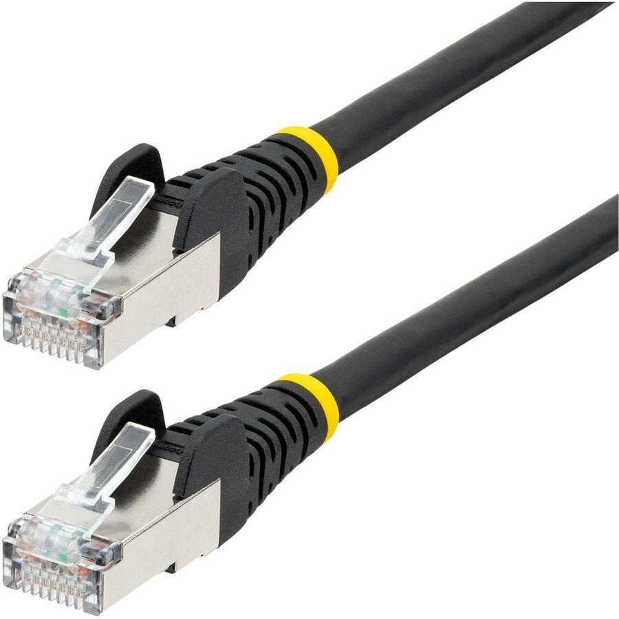 StarTech NLBK100F6APATCH 100ft Black CAT6a Ethernet Cable 10G PoE