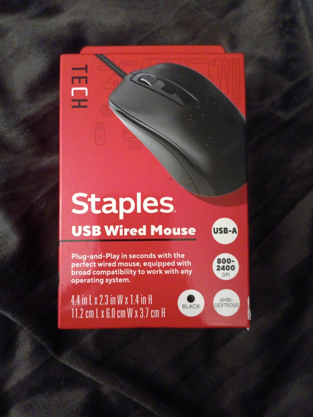 Staples TECH wired Mouse