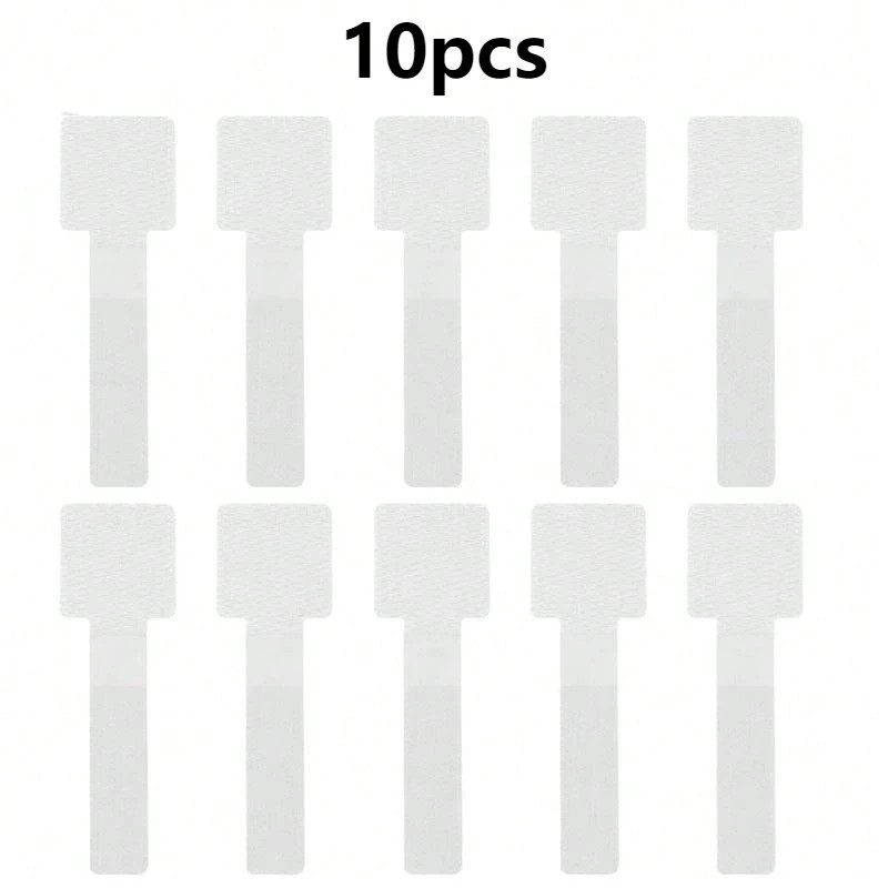 10Pcs Reusable Ties Fastening Wire Cable Organizer Cord Holder Self Adhesive