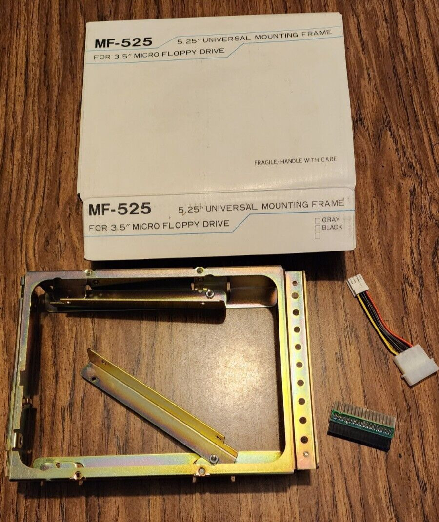 5.25 Universal  Mounting Metal Frame 3-1/2 to 5-1/4, 3.5 Drive to 5.25 Bay