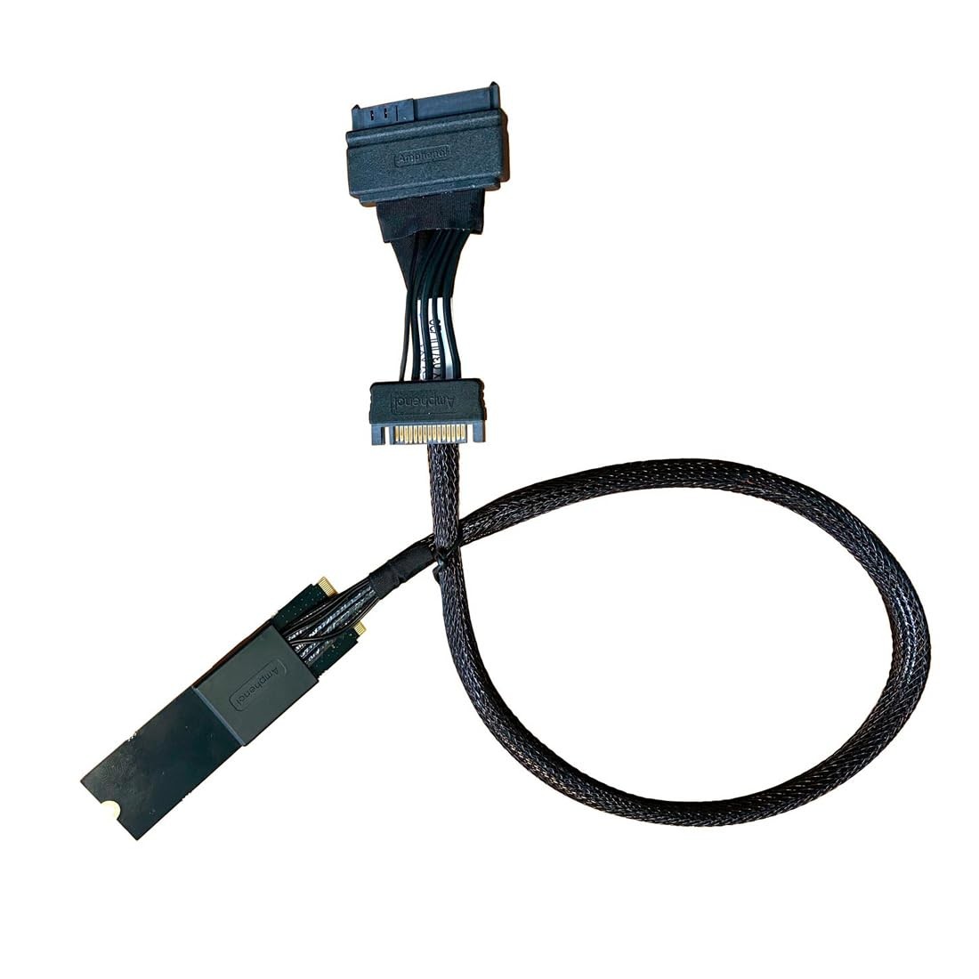 PCIe 4.0 SSD Drive To Host Adapter U.2 Converter Power Cable 75CM