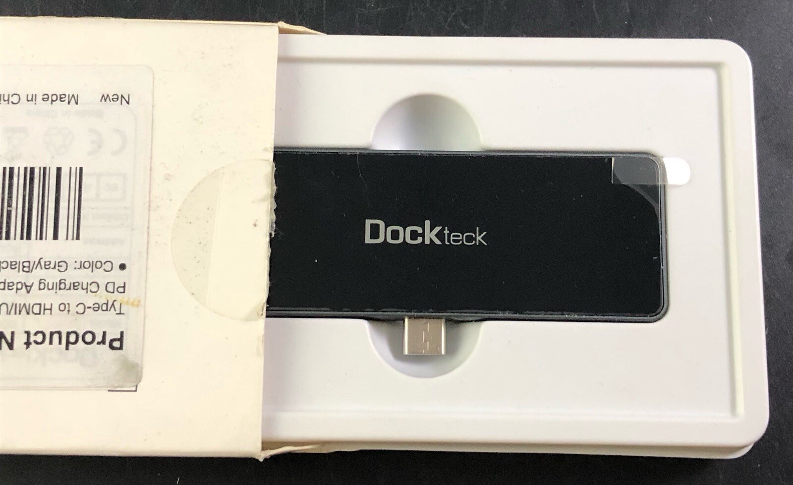 iPad Pro USB C Hub Multiport Adapter - Dockteck USBC Hub 5 in 1 with 100W D2.2