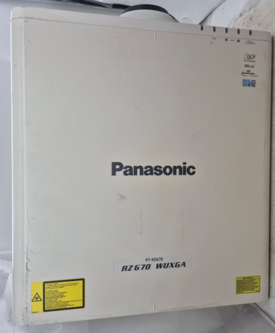 Panasonic DLP Laser Projector PT-RZ670W WUXGA - Light Runtime 14.5K Hours