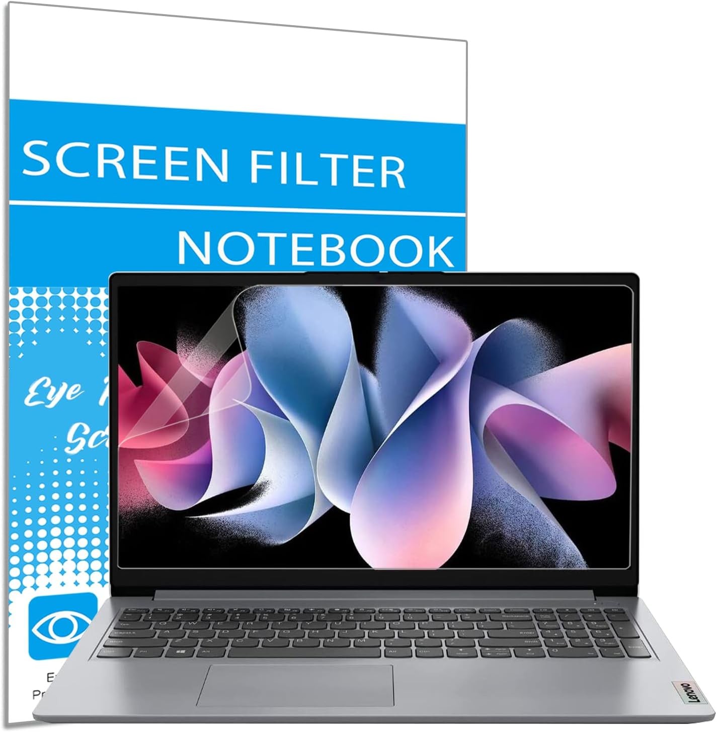 Anti Glare Screen Protector 2 Pack for 15.6" Lenovo IdeaPad 3, 5, 1, Yoga 7, Fle