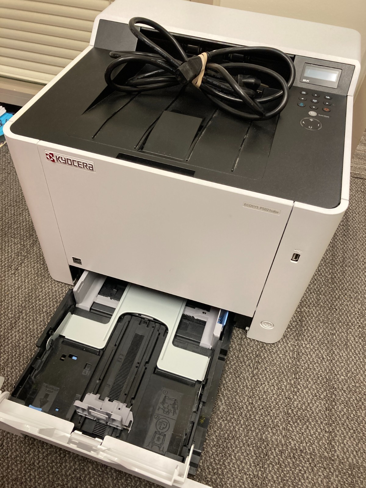 Kyocera Ecosys P5021cdw Color LaserJet Printer (Used, for Repair or Parts)