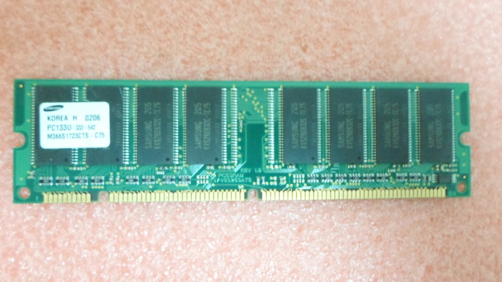 TESTED Samsung M366S1723CTS-C75 SDRAM 128MB PC 133 NonECC 133Mhz RAM Memory