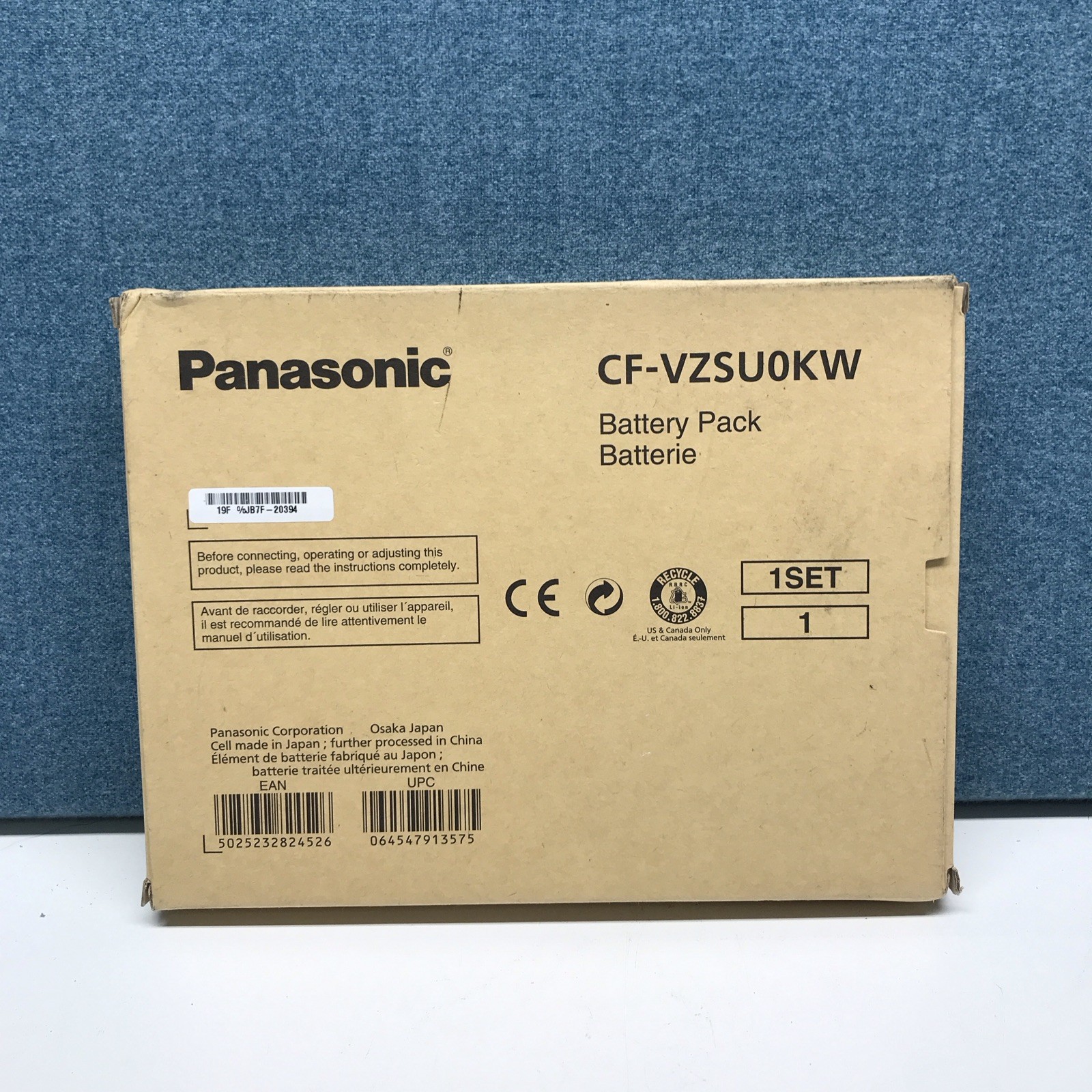 New Open Box  -  CF-54 Panasonic Original Battery Pack CF-VZSU0KW