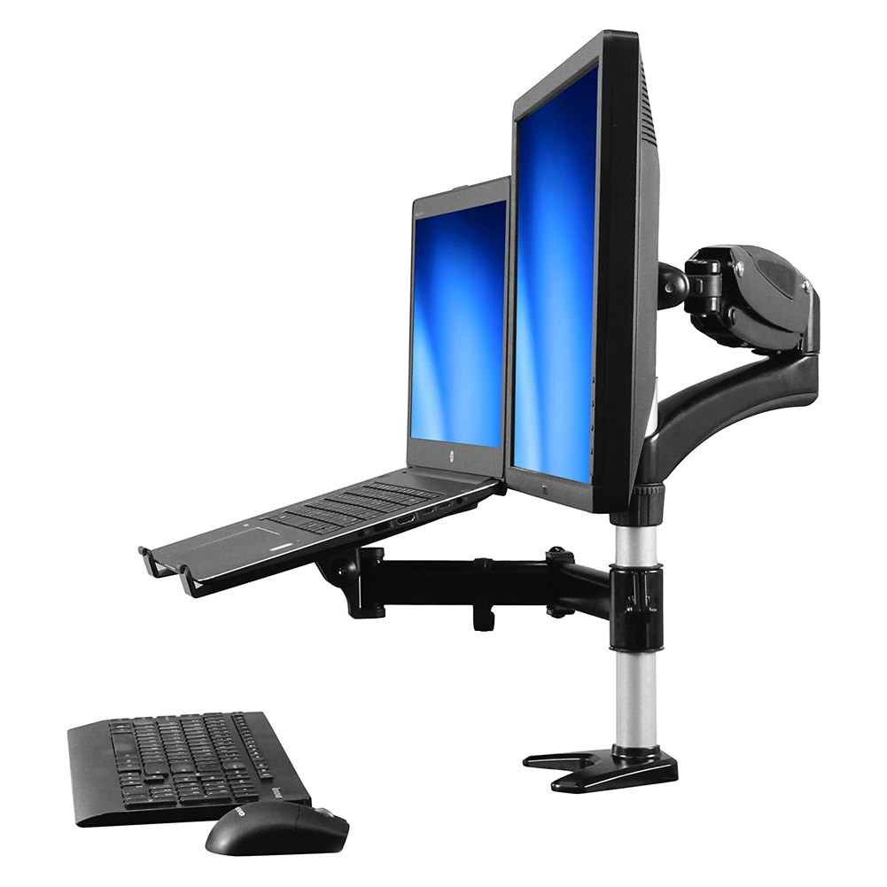 StarTech Single-Monitor Arm Laptop Stand w/ One-Touch Height Adjustment