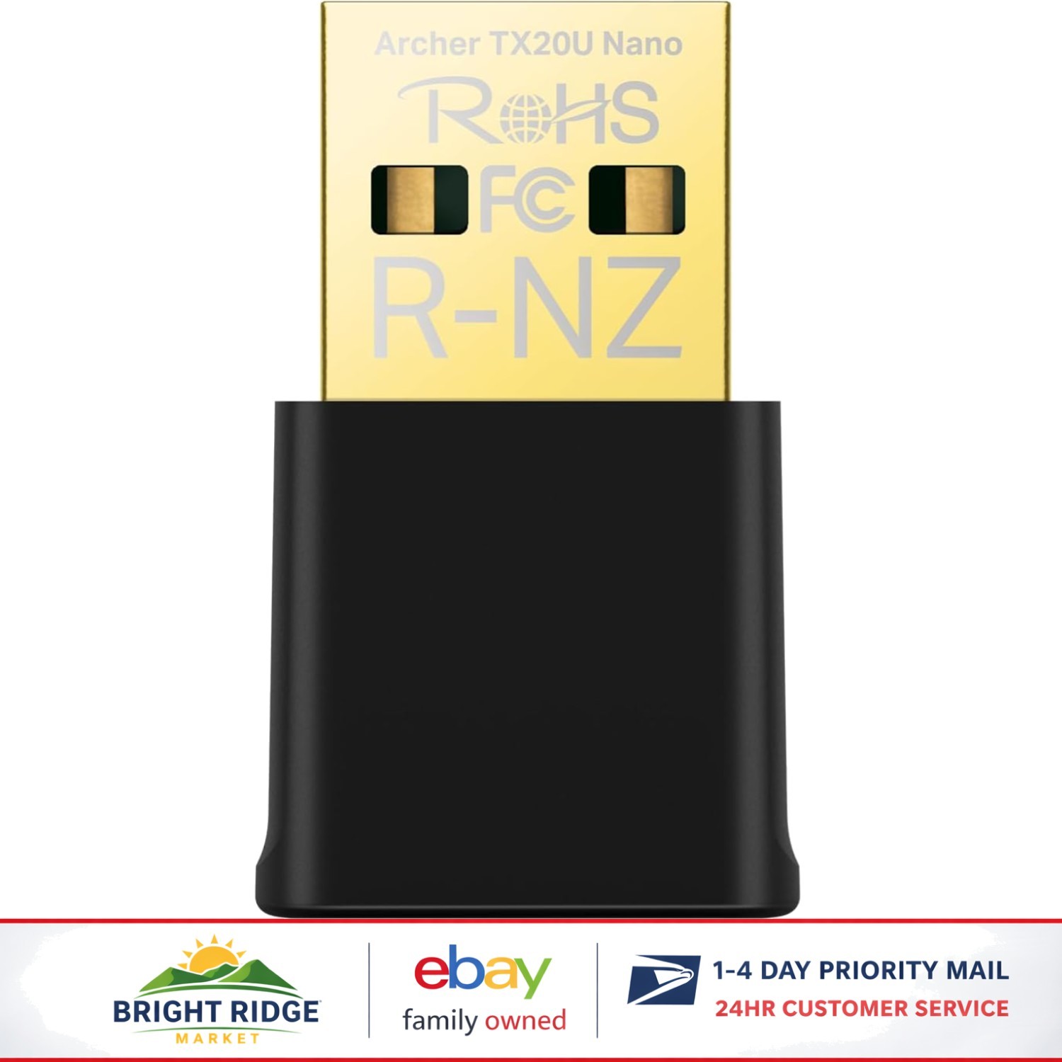 High-Speed Nano WiFi 6 Adapter for Windows 10/11 with Dual-Band Support