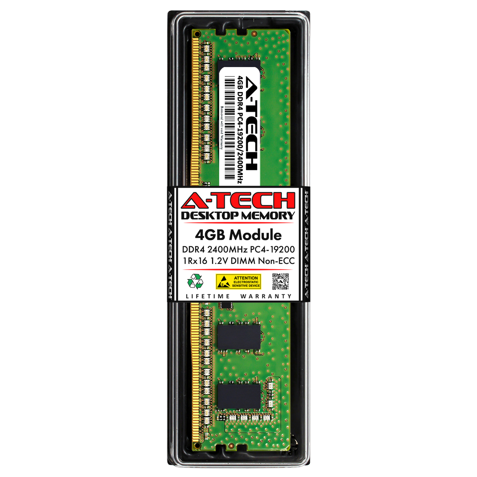 4GB DDR4 PC4-19200 DIMM Replacement for Ramaxel RMUA5120MB86H9F-2400 Memory RAM