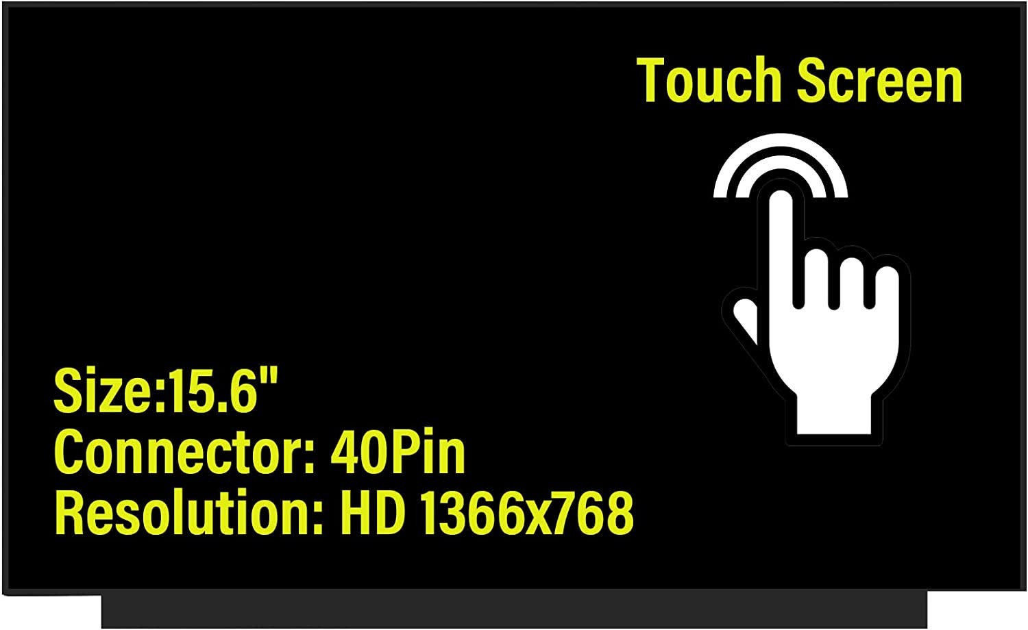 HP Pavilion 15-CS0051WM 15-CS0022CL 15-CS0010NR L25330-001 15.6 LCD Touch Screen