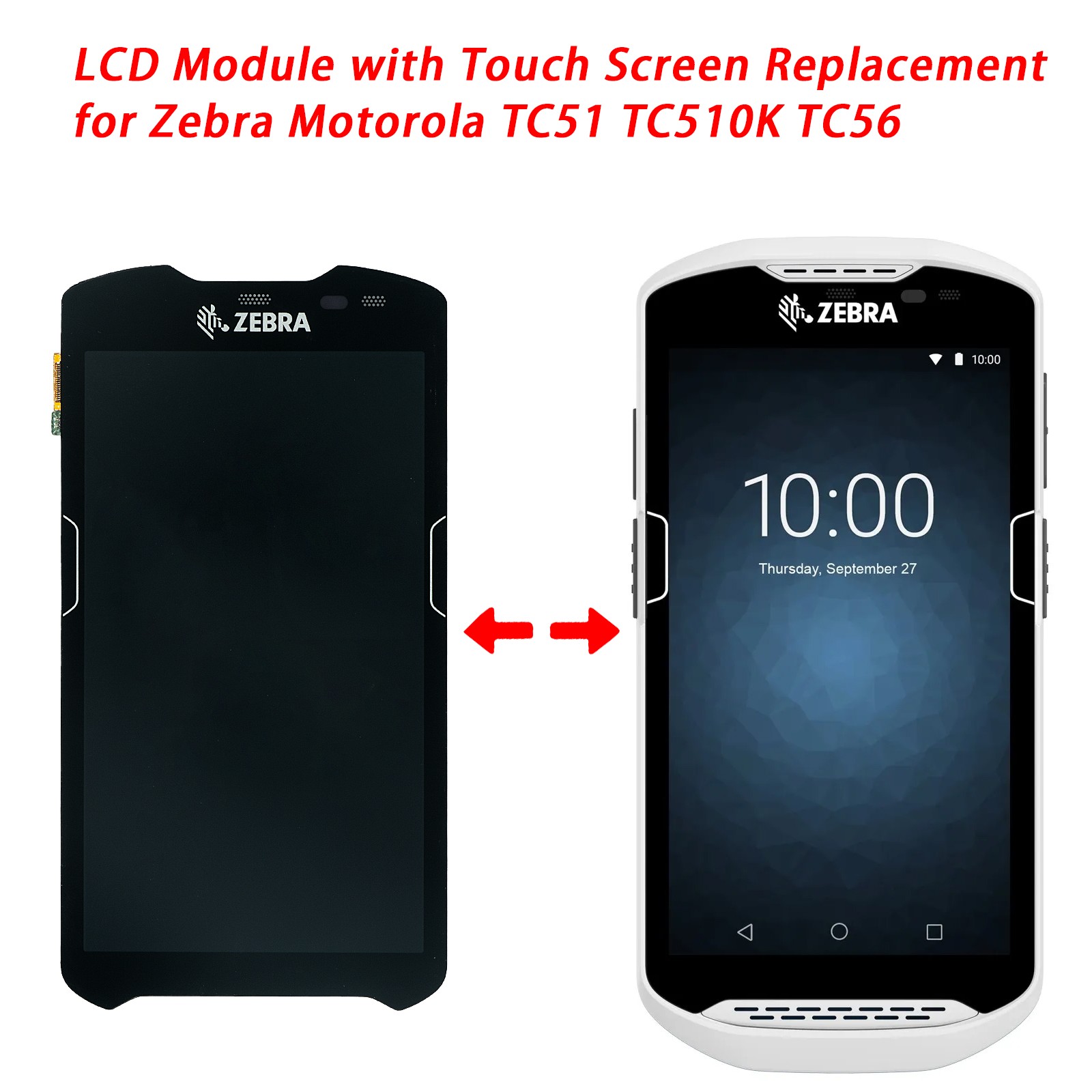 LCD Display Touch Screen For Genuine Zebra TC51 TC56 TC510K Genuine LCD